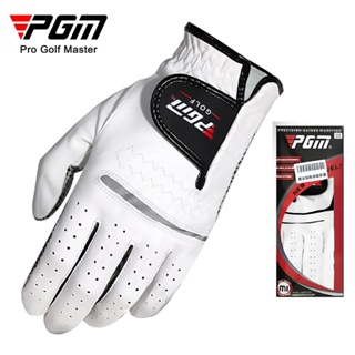 PGM高爾夫手套 男士運動手套羊皮防滑顆粒Golf gloves廠傢直供