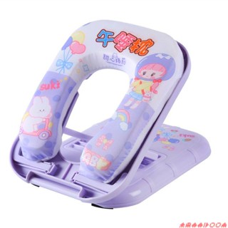 舒適抱枕❁´◡`❁小學生午休趴睡枕午睡神器便攜可拆洗小巧可折疊兒童趴趴枕U型枕