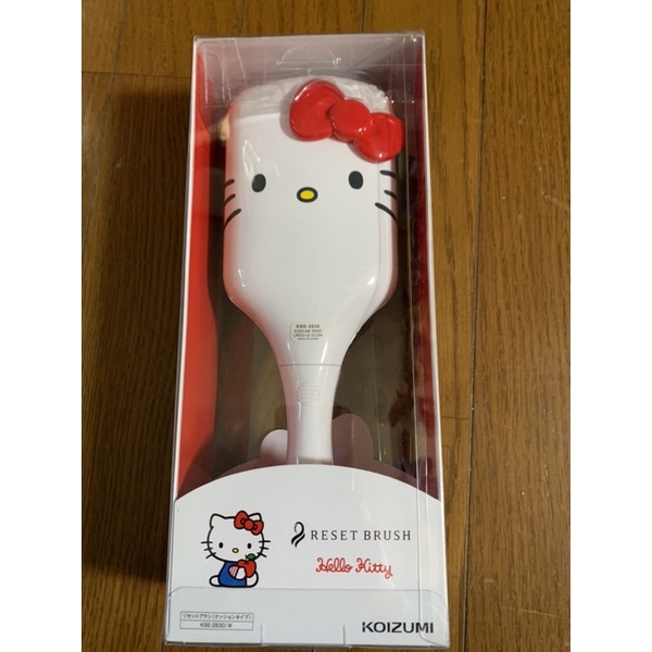KBE-2830/W 日本 hello kitty 梳子 Koizumi 白色 哈囉 凱蒂貓 音波磁氣美髮梳
