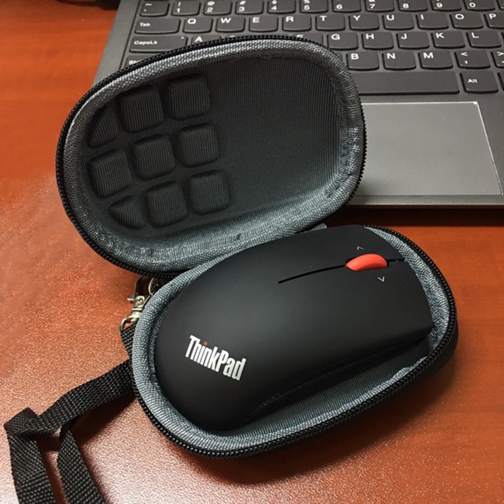 +速遞適用 Lenovo/聯想WLM200 無線藍牙滑鼠收納包 保護盒便攜手包硬殼