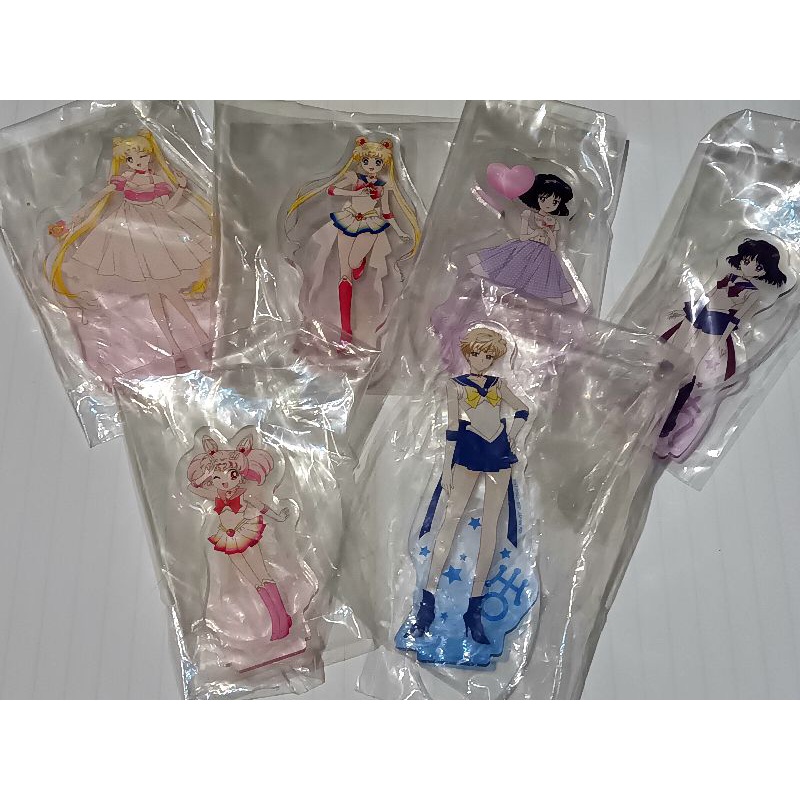 全新  美少女戰士 水手月亮 小月亮 土星 天王星 立牌 限量 特典 土星 一番賞 公主 隱藏 電影 音樂劇 資料夾