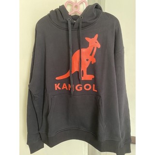 💕💕 KANGOL 袋鼠 大LOGO 長袖 連帽 帽T