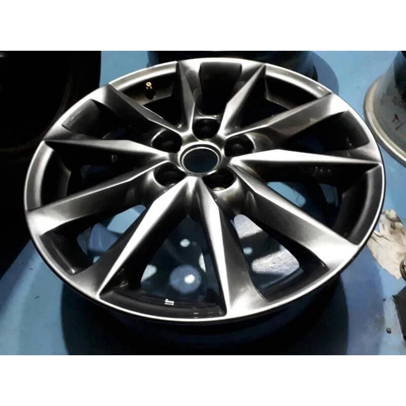 🔺 阿傑 原廠中古鋁圈  18吋 馬自達 MAZDA 最新款 NEW  馬3 鈦黑色18x7J ET50 5孔114.3