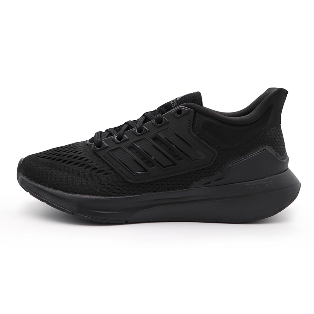 Adidas EQ21 RUN 全黑 輕量 透氣網布 休閒 避震 慢跑鞋 男款 B3227【H00521】
