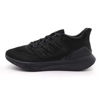 Adidas EQ21 RUN 全黑 輕量 透氣網布 休閒 避震 慢跑鞋 女款 J1656【H00521】