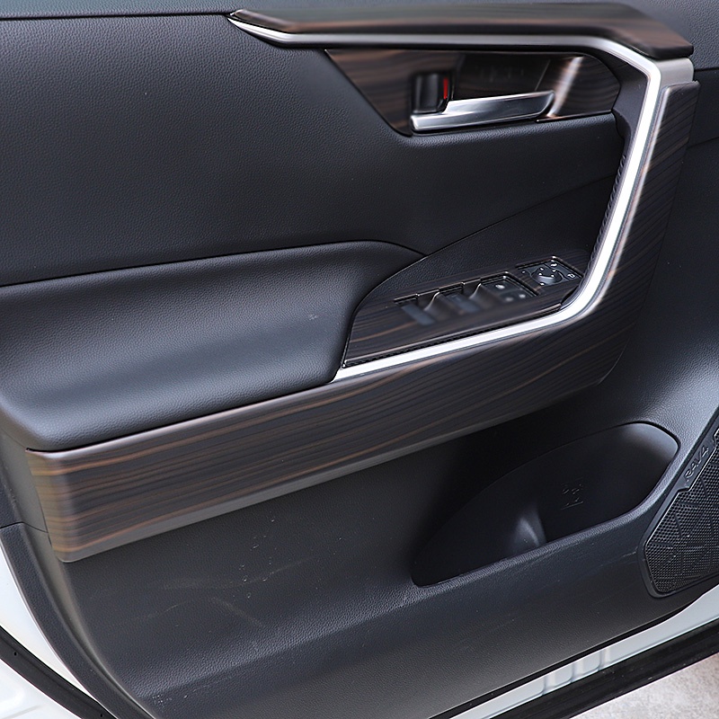 19-23年豐田Toyota RAV4 5代 內扶手下貼面板內飾貼片亮片飾條改裝專用