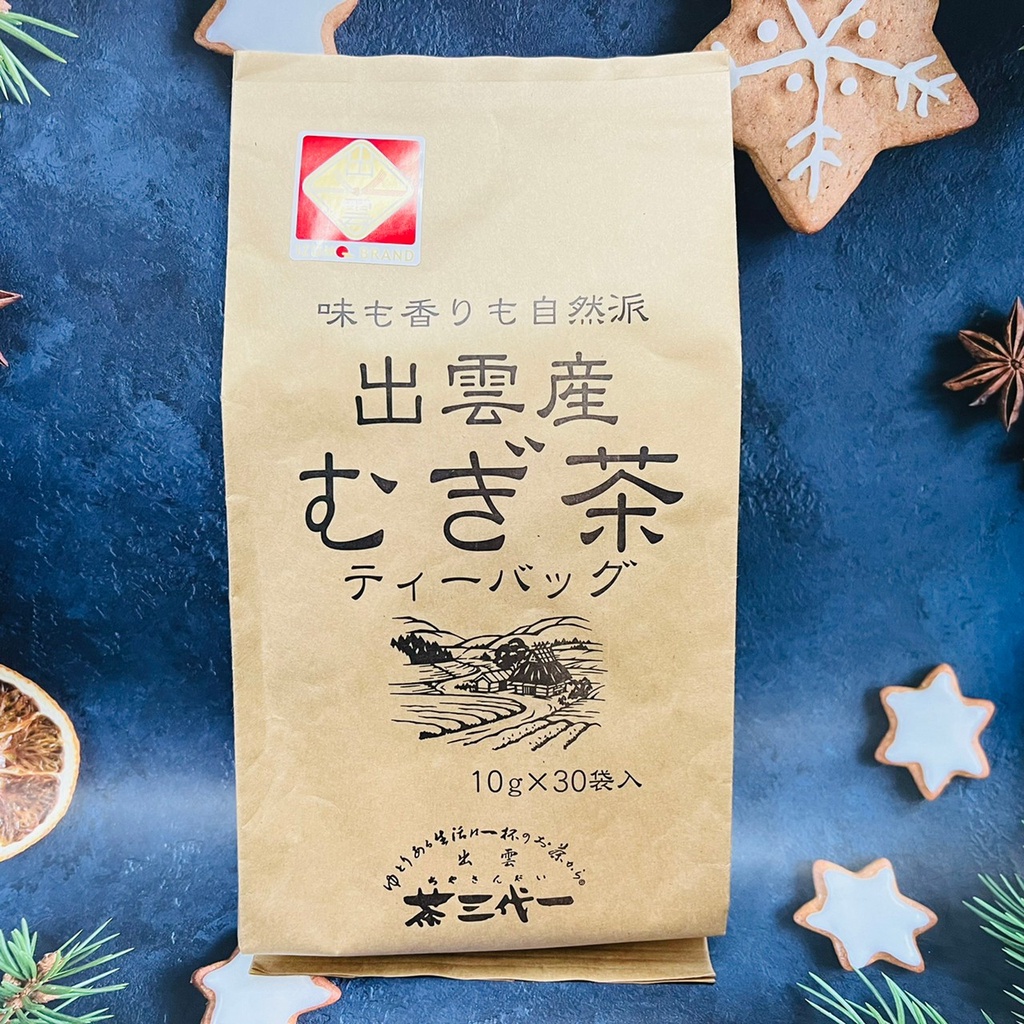 日本 出雲產 茶三代一 麥茶 30包入 日本麥茶 冷泡麥茶 熱泡麥茶