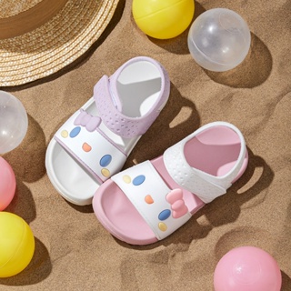 Cheerful Mario熊兒童涼鞋男童夏季2023新款男女童學步小男孩寶寶軟底沙灘鞋