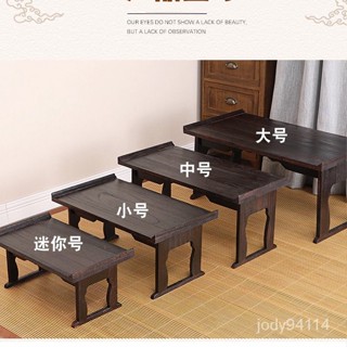 📣 古風 泡桐木可折疊和室桌 日式榻榻米茶幾茶桌 飄窗小桌子 折疊小矮桌 小方桌 實木桌子 客廳小桌子 書法桌