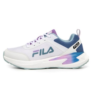 FILA 女 輕量透氣 機能鞋墊Q彈柔軟 慢跑鞋-藍紫 5J309X193