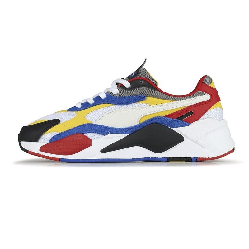 Puma RS-X³ Puzzle 黃黑紅 復刻玩色 運動鞋 男女款 NO.B1046【新竹皇家 37157004】