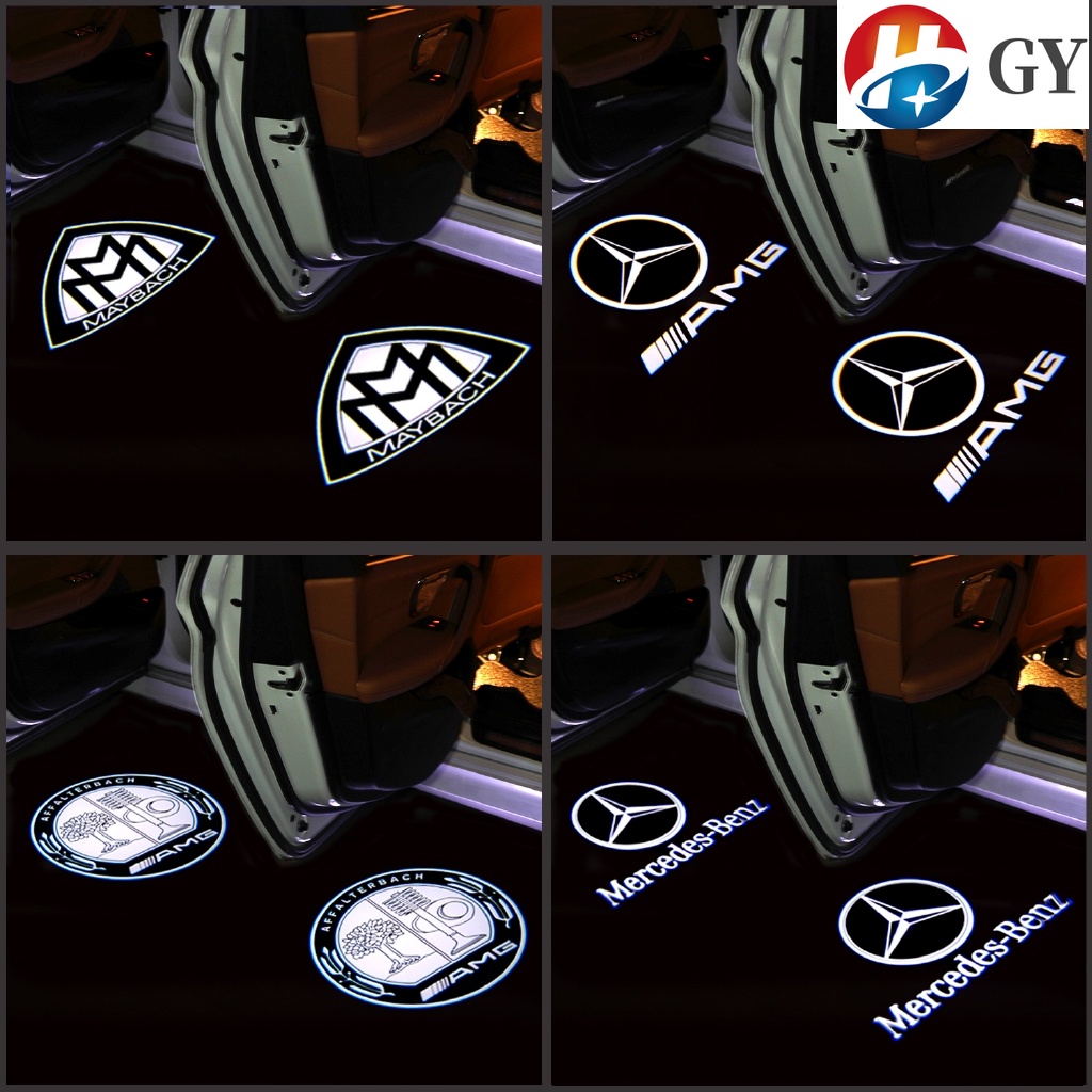 勁選🚄好貨Benz 賓士車門迎賓燈 A級 B級 GLA GLK 新E級 C級 GLC GLE 投影燈 車門燈氛圍燈汽車