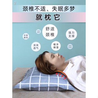 當天出貨=蕎麥枕頭單人宿舍蕎麥皮枕芯成人硬枕護頸椎助睡眠男女全殼帶枕套