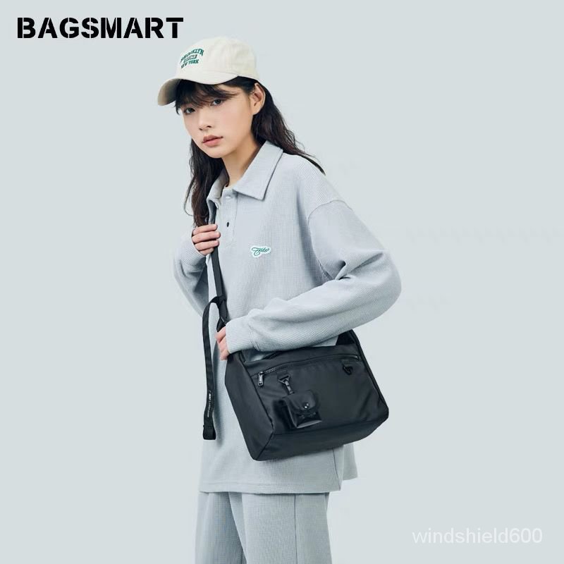 側背包 肩背包 斜肩包 斜挎包 bagsmart 日係斜挎包 男機能挎包 男斜跨單肩包 女休閒包包 男士胸包潮 HEFT