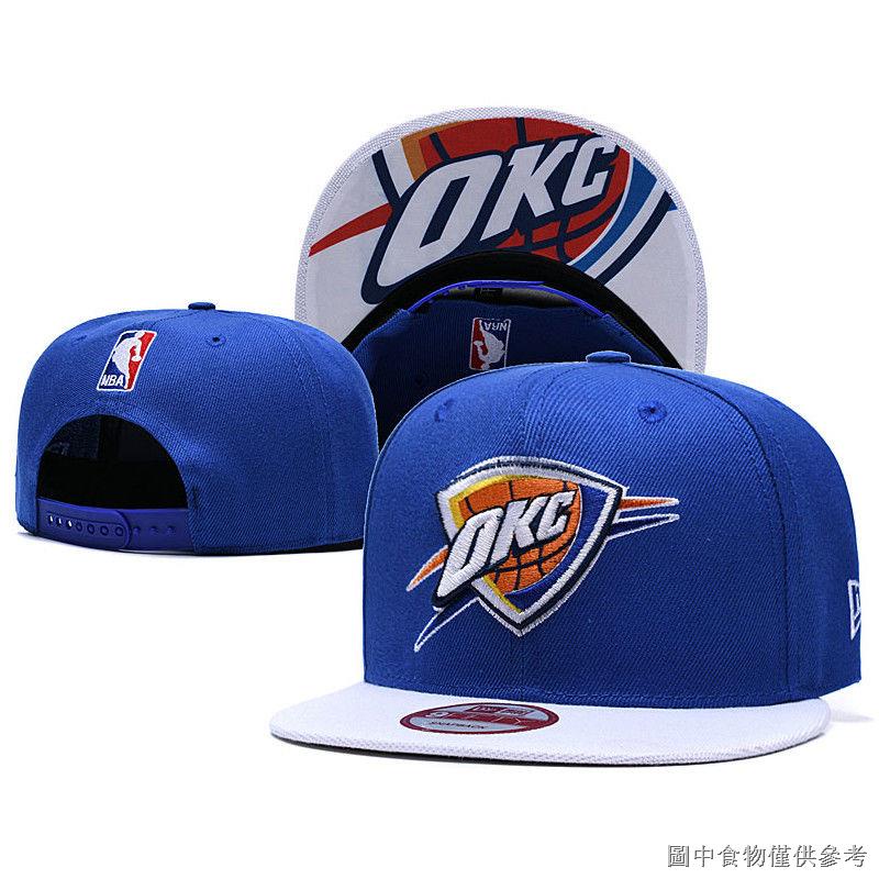 【嘻哈潮帽】【熱賣款】新款nba帽子籃球帽雷霆隊潮流運動美式平沿帽可調整帽子棒球帽