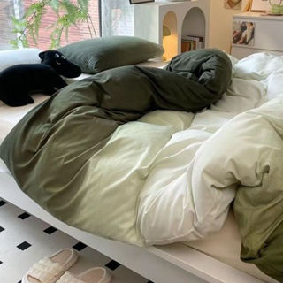 💗漸變色💗 簡約清新 床包組 床包組雙人 床包四件組 純棉床包組 5尺 6尺 被套+枕套+床包 漸變色四件套