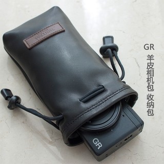 ﺴ☁┇羊皮相機袋理光GR收納包GR2GR3GR4收納袋TR550卡片相機包內膽包