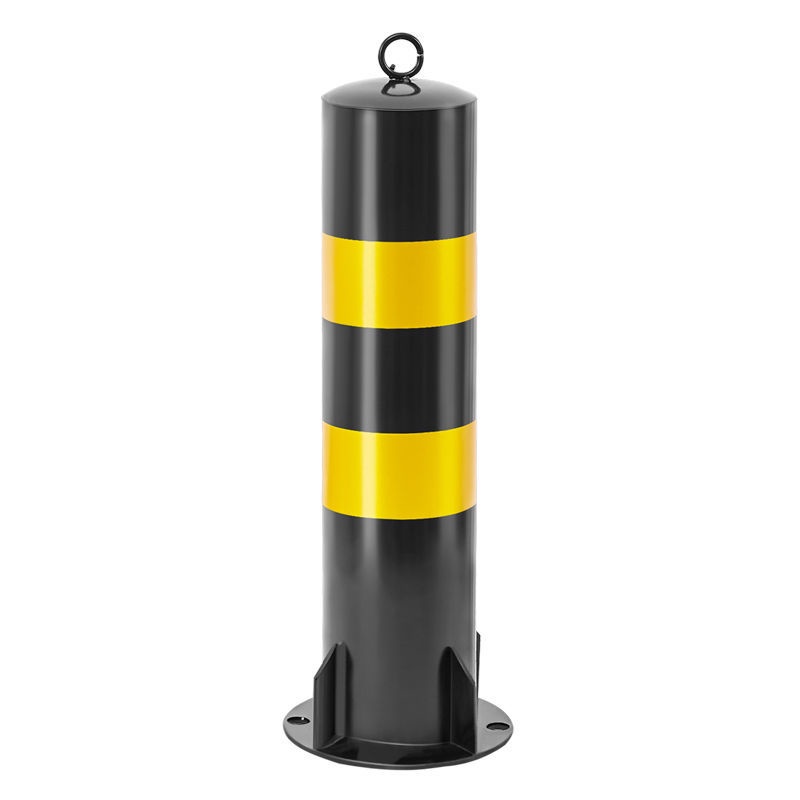 鋼管警示柱加厚防撞柱小區隔離樁反光柱停車固定樁擋車器路障地樁