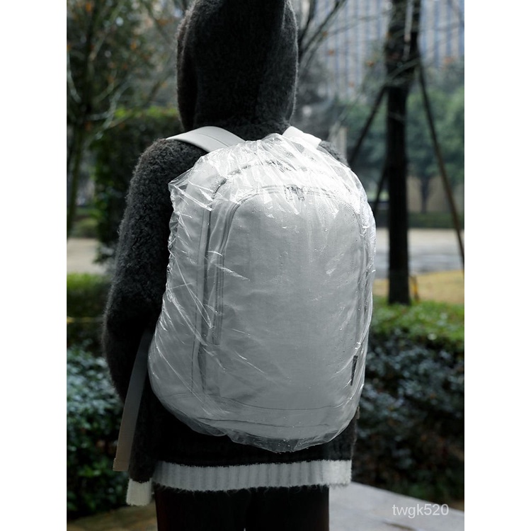 書包雨衣 防雨罩 防水套 一次性背包防雨罩透明防水套登山戶外雙肩包防塵學生書包旅遊兒童