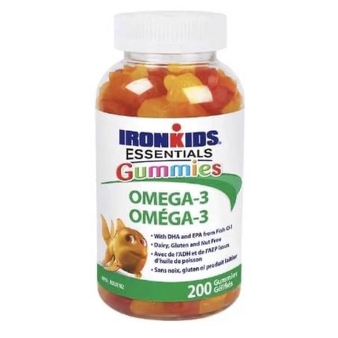 加拿大IRONKIDS Omega-3 小鐵人 兒童魚油軟糖 200顆