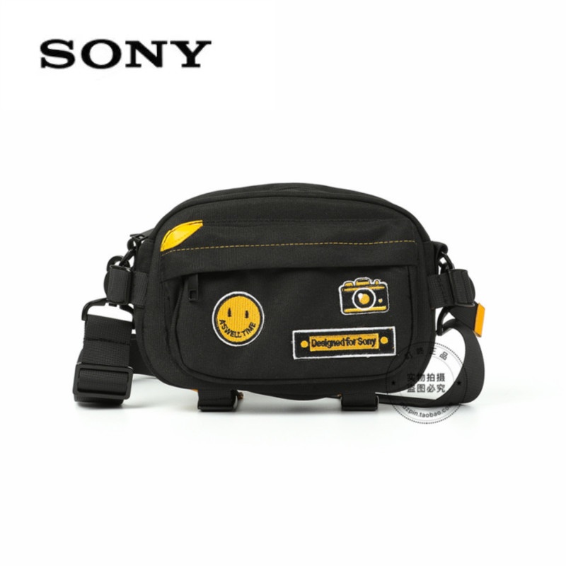 ✿☜索尼ZV-E10貼布定制包LBI-Sticker Bag便捷微單相機包單肩斜跨包