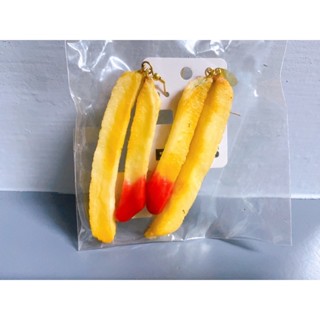 PUNYUS耳環 薯條造型耳環 日本購入