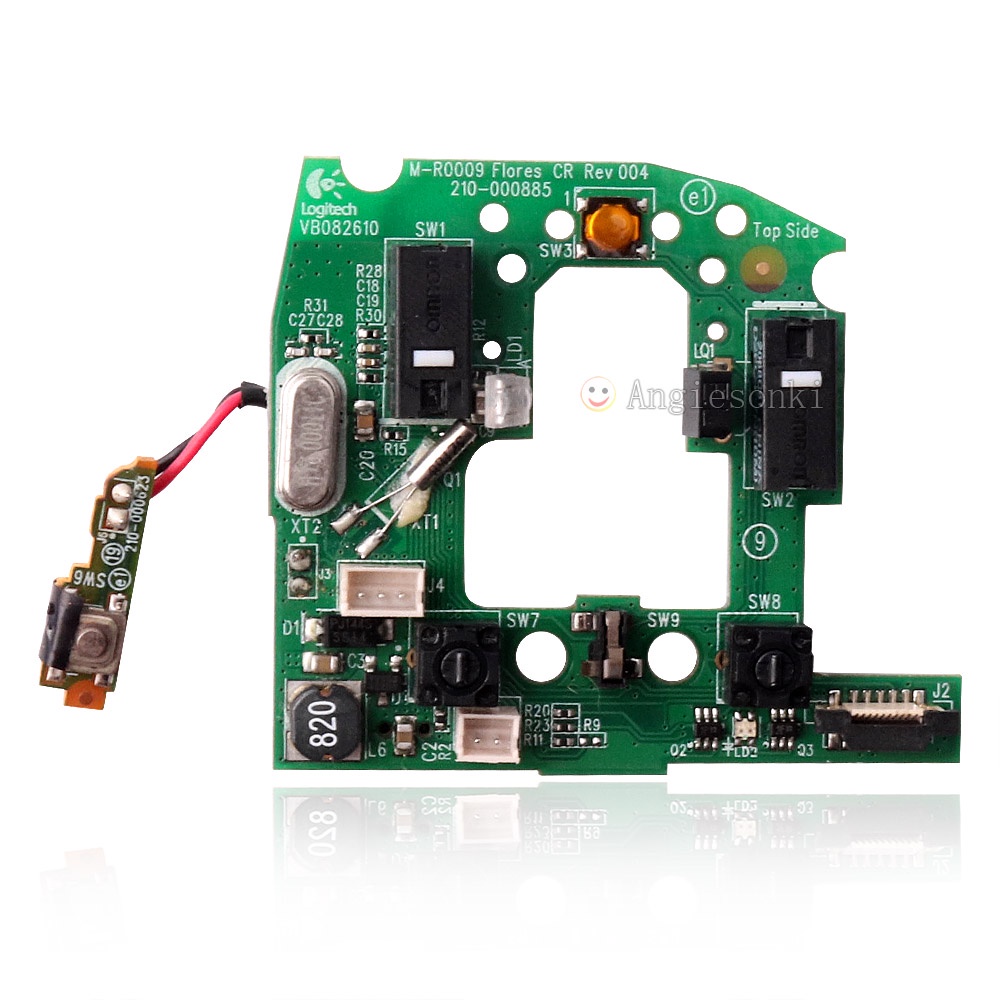 ☟滑鼠主板 適用於羅技M705遊戲滑鼠 維修配件 電路板二手❆