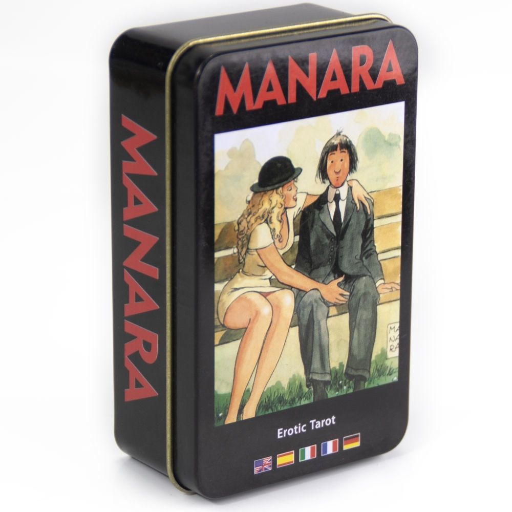 鐵盒Manara Erotic Tarot情色藝術塔羅牌桌游