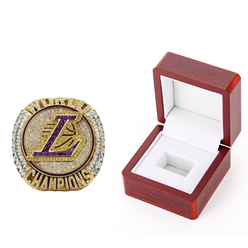 優選好貨 湖人科比NBA總冠軍戒指翻蓋詹姆斯庫裏複古五指紀念收藏套裝指環 NOLR