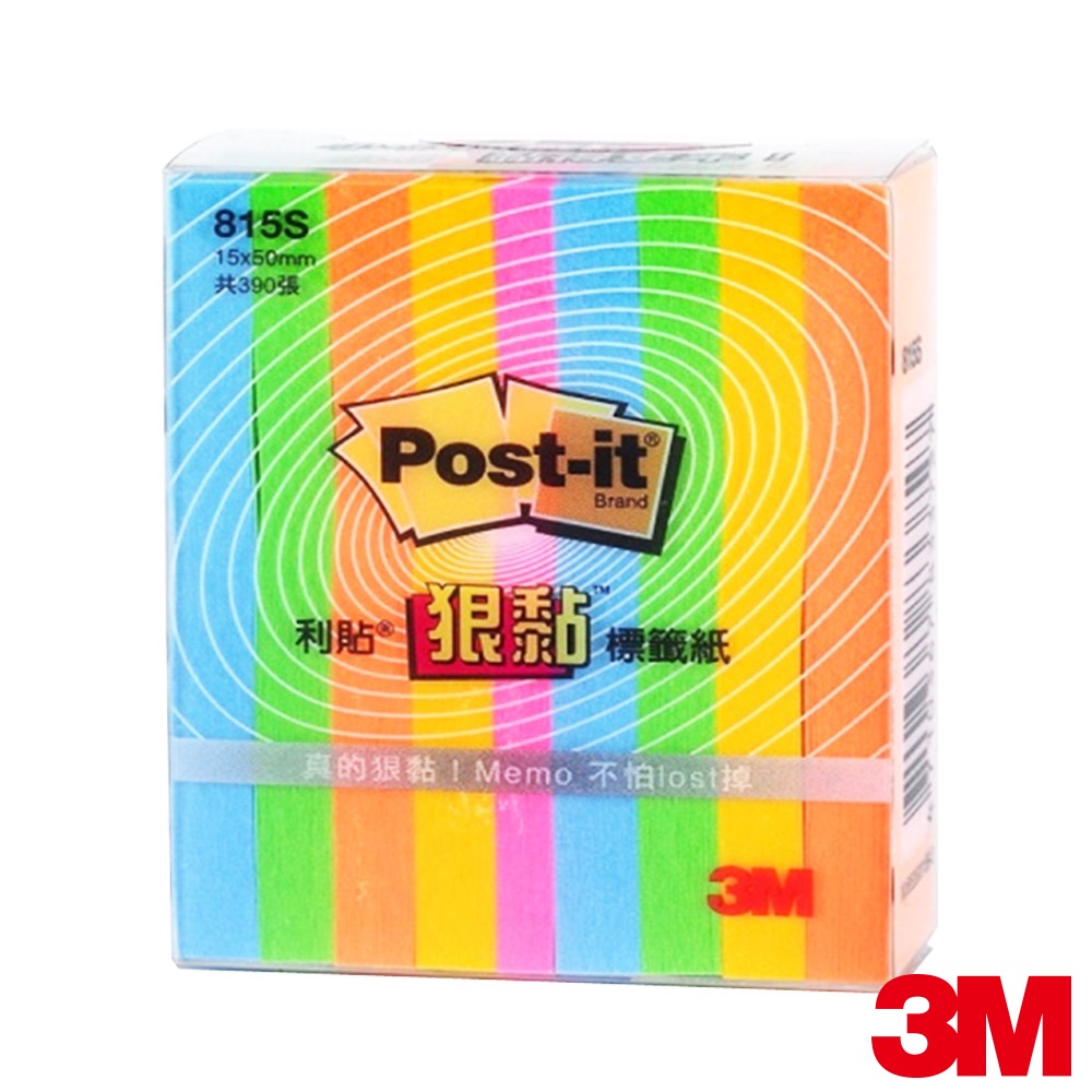 蝦皮隔日到貨 3M Post-it 利貼 狠黏可再貼標籤便條紙-815S 墊腳石購物網