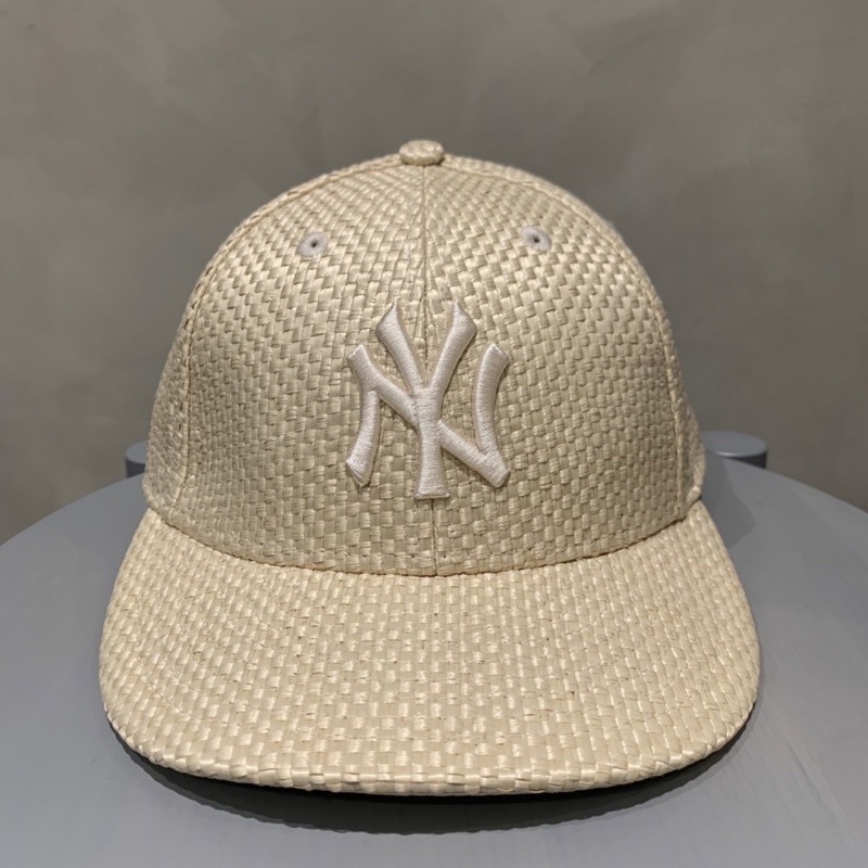 NEW ERA x BEAMS 聯名 草編 編織 棒球帽 NY 紐約洋基隊