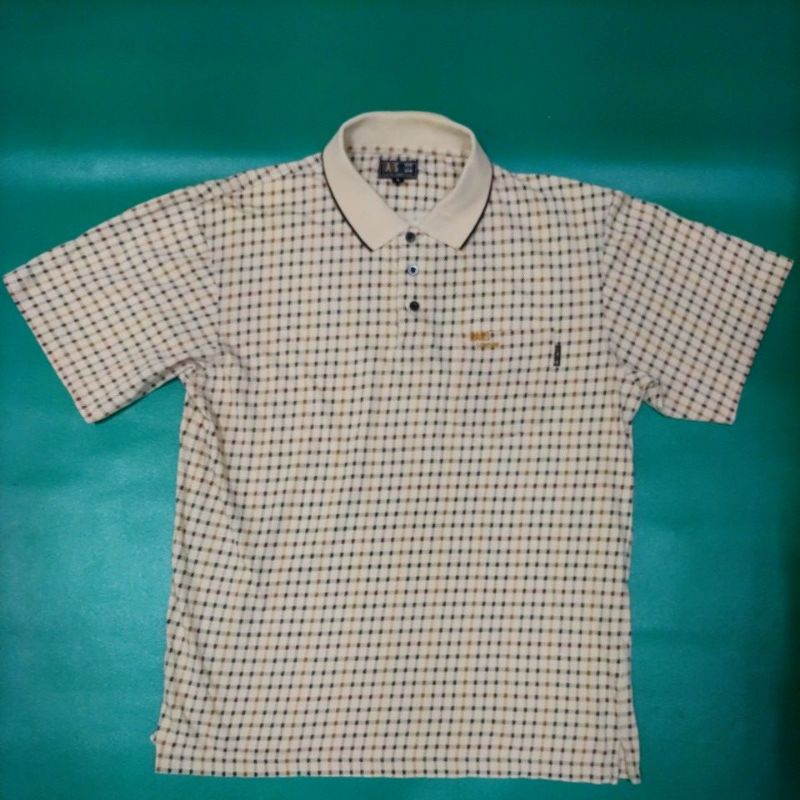 英國 Daks 香港製 高級立體繡 純棉 優雅 高貴 高爾夫 短袖 Polo衫 L號（XL號可穿）限定買家