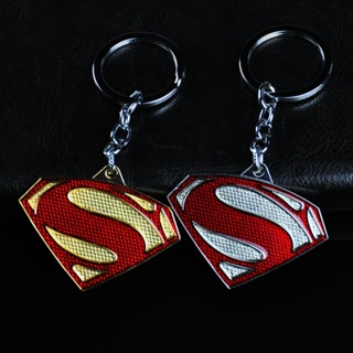 迷你版超人logo標志鑰匙圈金屬鑰匙扣汽車配件創意禮品男