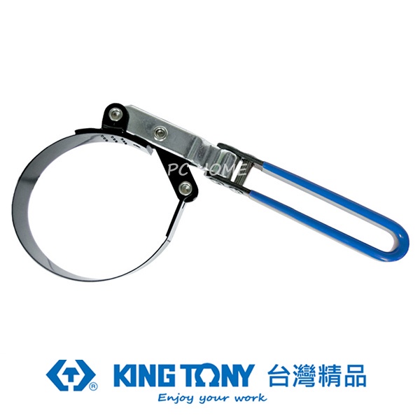 KING TONY 專業級工具 110-121mm 鋼片型機油芯扳手 KT9AE31-121