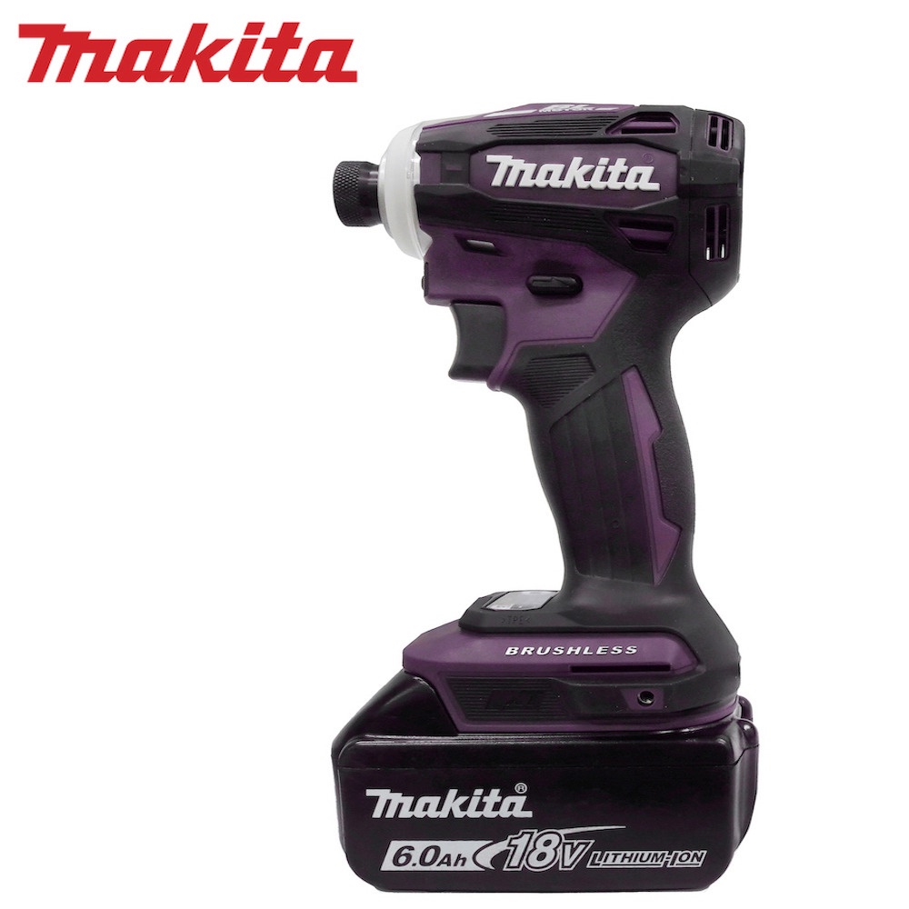 MAKITA 牧田 18V充電式無刷衝擊起子機 (空機) DTD172RAP 紫色｜ASTool 亞仕托