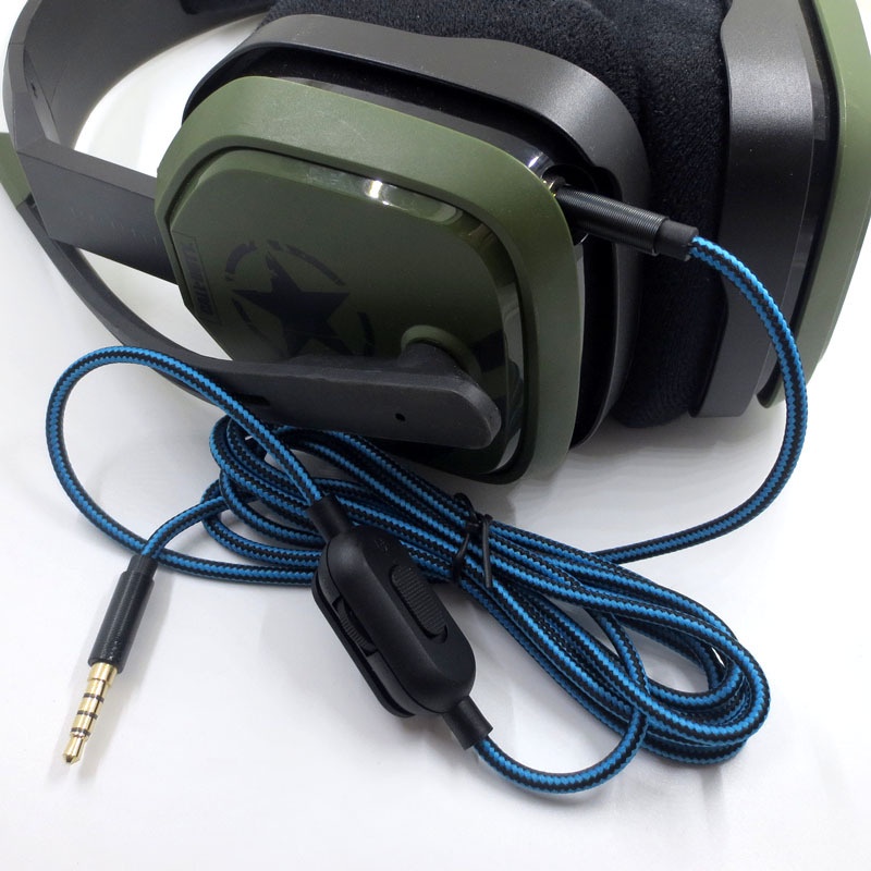Θ▼適用于羅技Astro A40 A10 A30 耳機線有線控音頻線