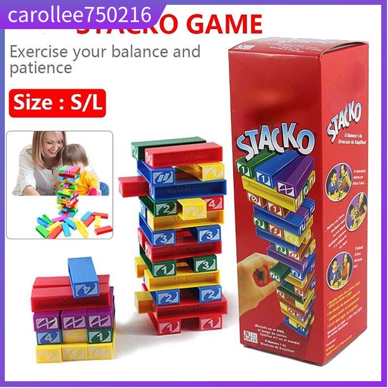 STACKO JENGA PLAYING GAMES Desktop game toys stack parent -c