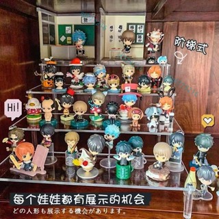 玩偶收納階梯展示架 公仔展示階梯 壓克力展示架 陳列架 階梯式透明展示架 二次元手辦模型底座架 手辦擺放臺