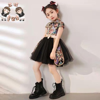 免運★萌娃☀女童洋裝 女童旗袍 兒童旗袍 女童禮服 兒童禮服 兒童洋裝 女童韓版洋裝 女童紗裙 兒童紗裙 女童漢服 兒童