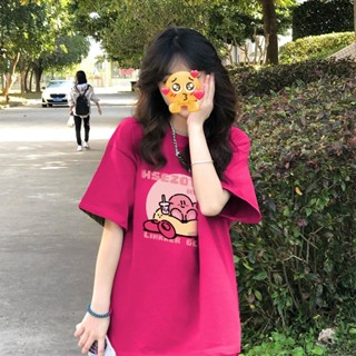 【鹿向南】100%純棉T恤 韓版上衣 古著  oversize t恤 ins 風 韓系衣服 正韓上衣 ins 風衣服 女