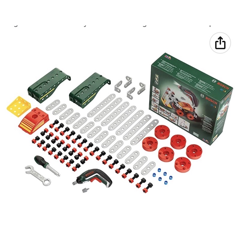 Klein 電鑽玩具工程車組合bosch電鑽