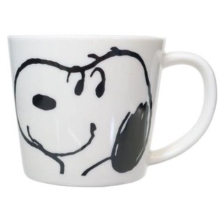 【現貨】小禮堂 Snoopy 陶瓷馬克杯 280ml (大頭微笑款)