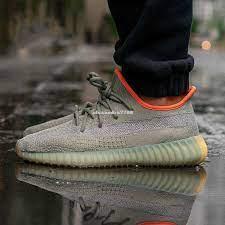 ADIDAS YEEZY BOOST 350 V2 灰橘 滿天星時尚百搭慢跑鞋 FX9035