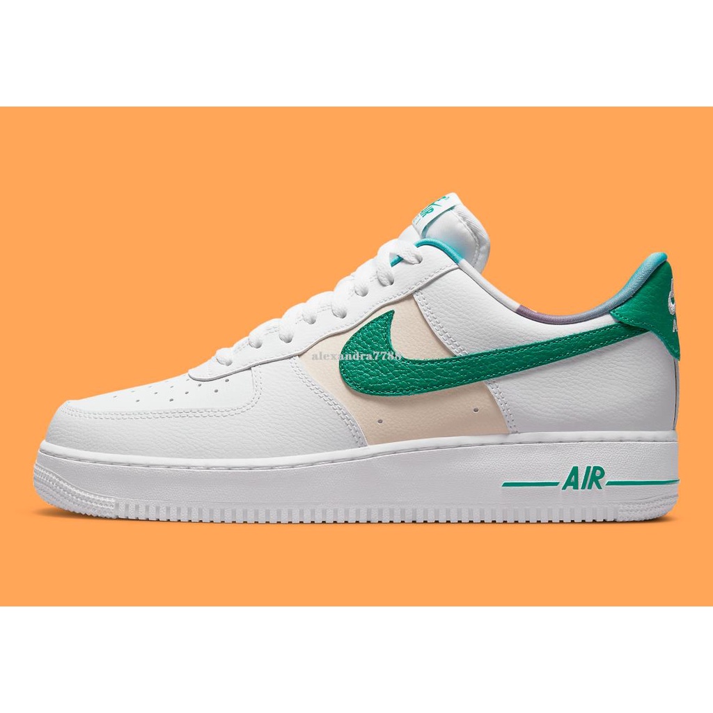 Nike Air Force 1 寶石綠 鴛鴦 經典時尚休閒滑板鞋DM0109-100男鞋