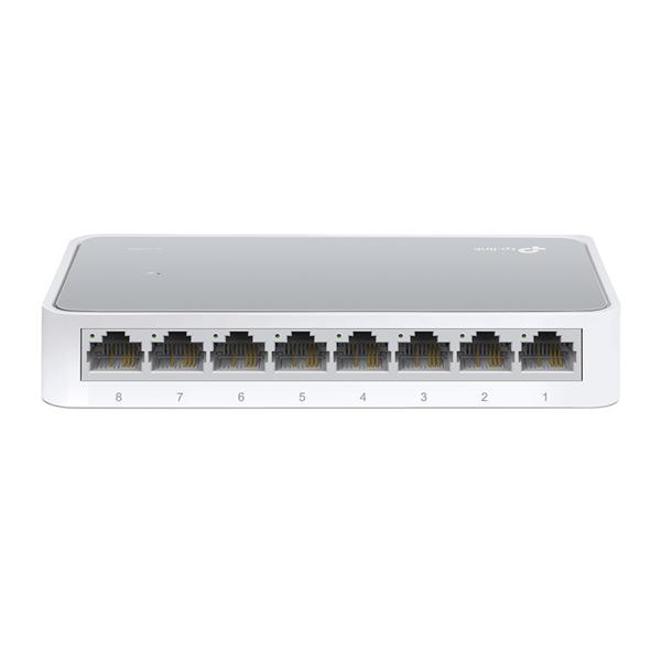 TP-LINK TL-SF1008D (UN) 交換器 8 埠 10/100Mbps 桌上型交換器 乙太網路 感應網路