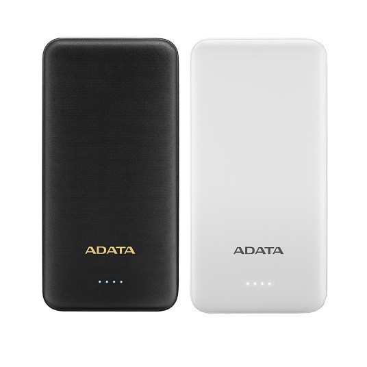 威剛 ADATA T10000 10000mAh 薄型行動電源 經典黑/時尚白 雙USB埠 LED電量指示燈