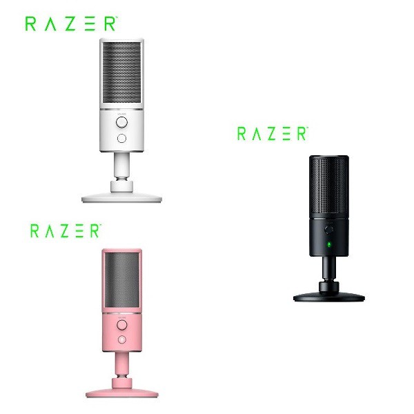 雷蛇 Razer Seiren X 黑 白 粉晶 魔音海妖 USB麥克風 超級心形收音 防震 小巧直播主隨身 3.5mm