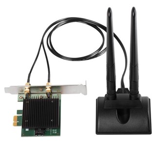 EDIMAX 訊舟 EW-7833AXP AX3000 無線網路卡 PCIe 藍芽 Wi-Fi 外接式天線 網絡卡 短檔版