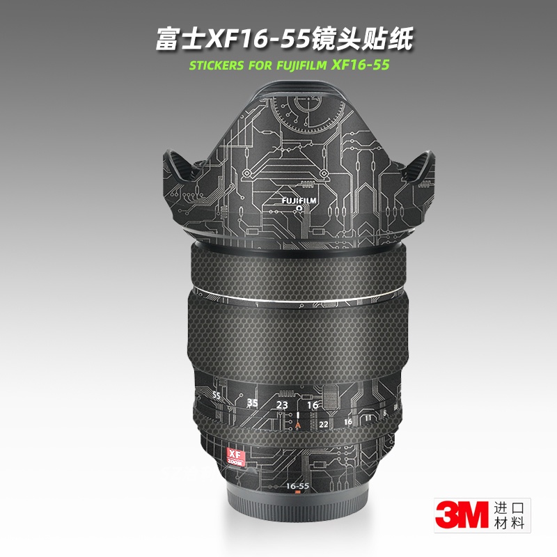 ✐™適用富士XF 1655 貼紙相機鏡頭貼膜XF 16-55 F2.8保護膜帖皮3M