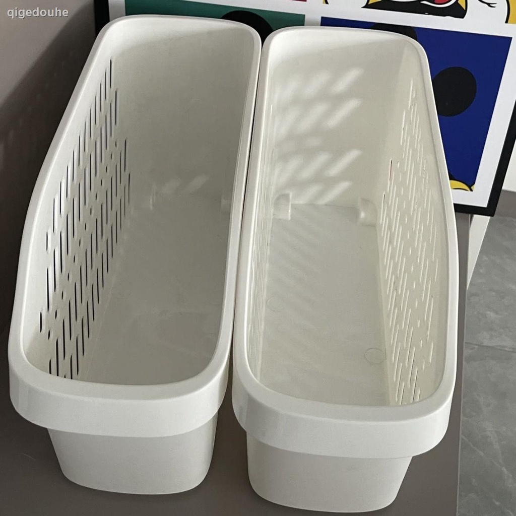 現貨┋✤๑日式櫥櫃收納盒廚房水槽下雜物整理收納籃可移動帶滑輪收納筐塑膠
